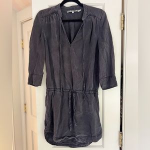 Pam & Gela Belted Tie Mini Dress